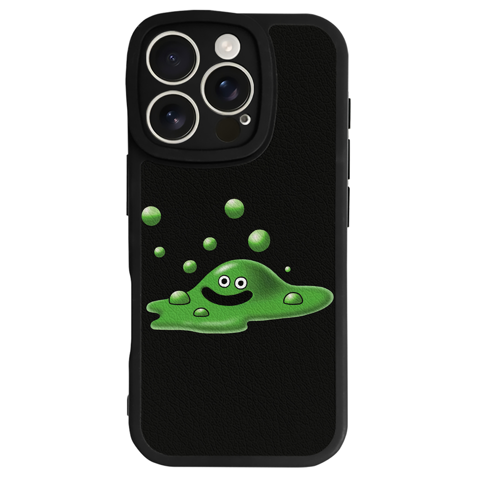 （画像用） ドラゴンクエスト Doragon Kuesuto Dragon Quest 【iPhone 16シリーズ対応】シリコンスマホケース（レザー調） 材質：シリコン